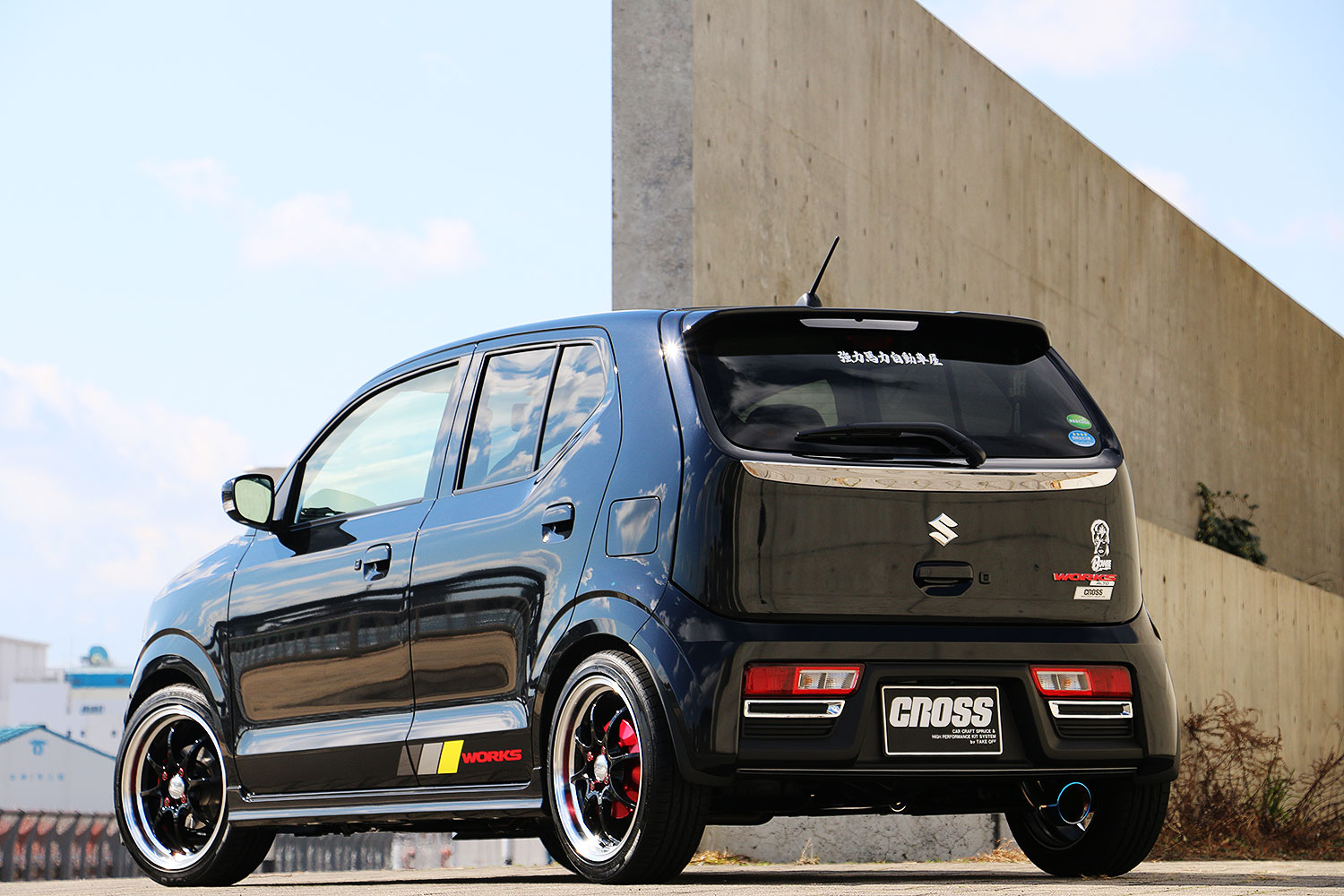 CROSS STAGE MUFFLER FOR ALTO WORKS/TURBO RS（HA36S) | TAKE OFF