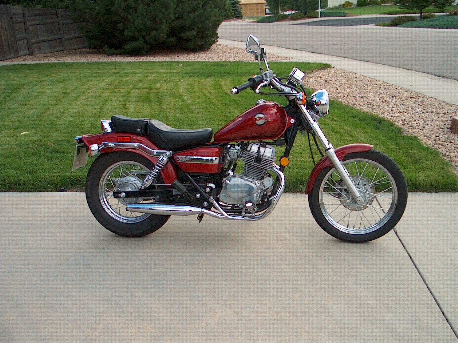 Honda 250 rebel motorcycle for sale