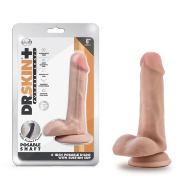Blush Novelties Dr.Skin Plus Dildo Vaalea Jori 15,24cm
