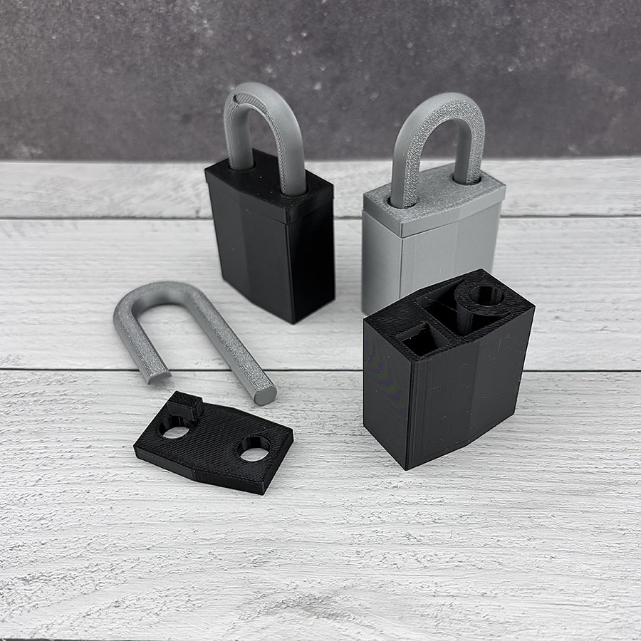 Padlocks Silver or Black