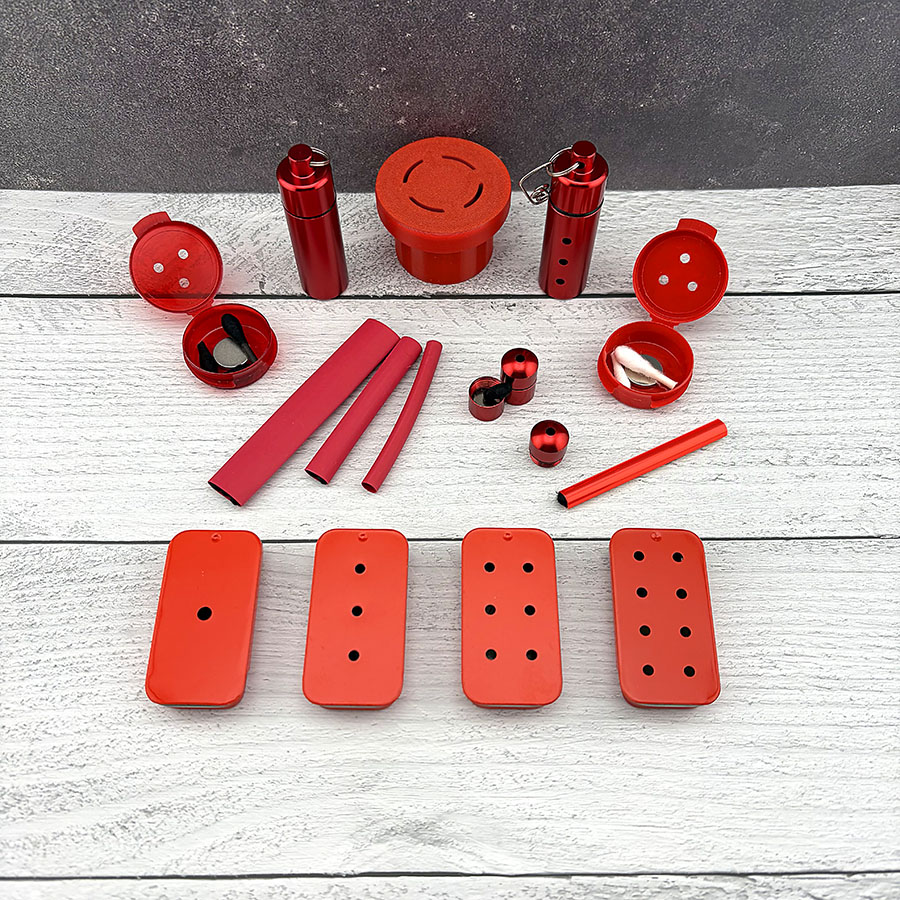 High Visibility - Red Hide Containers & Vessels - K9 NWSource