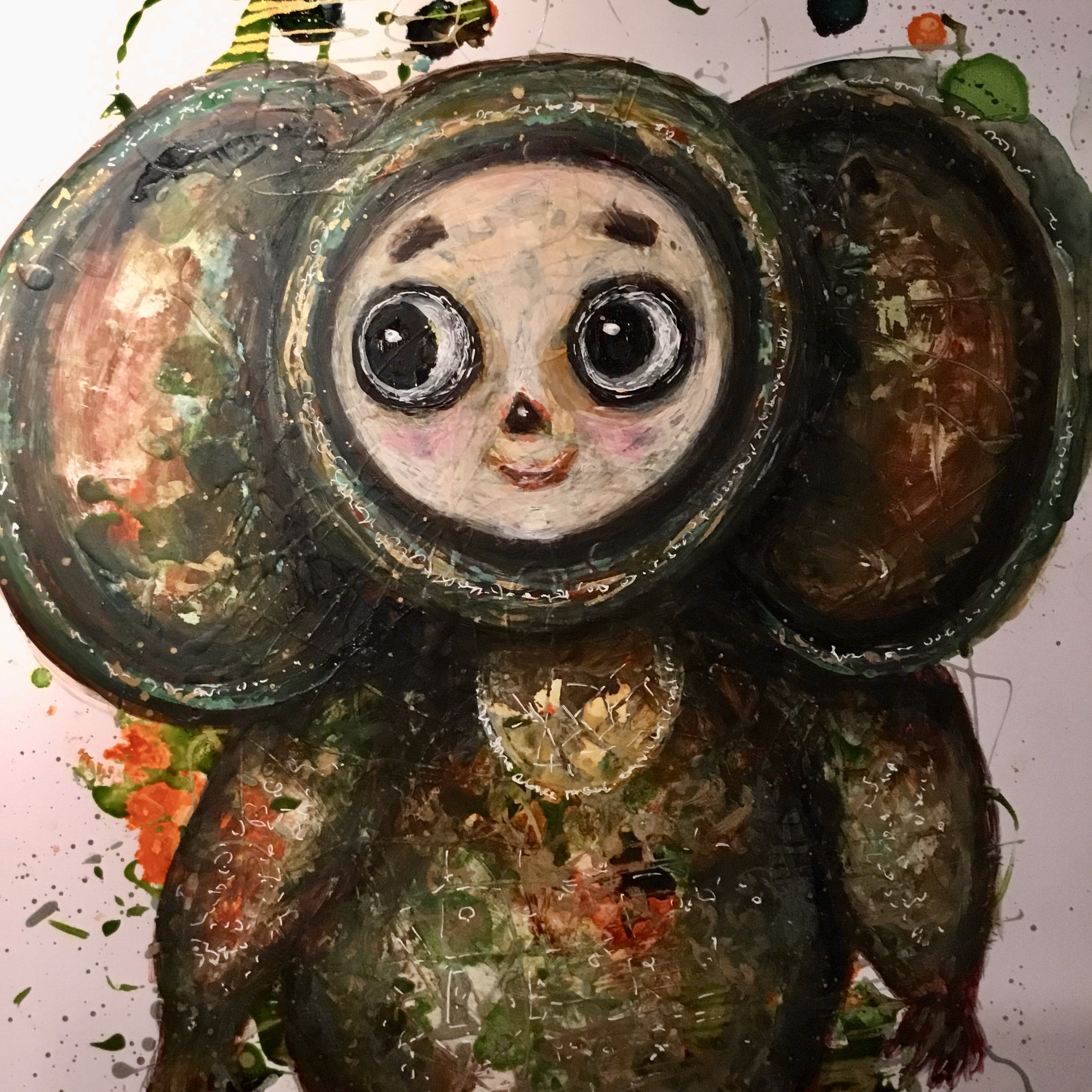 Cheburashka wall art