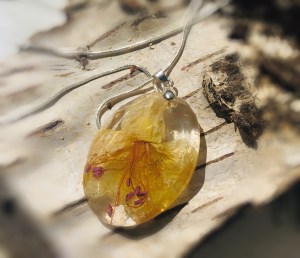 Rhododendron flower necklace,women jewellery gift shop