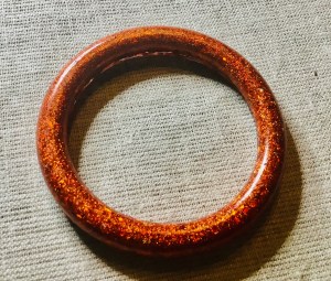 Set of 4 colourful glitter bangles