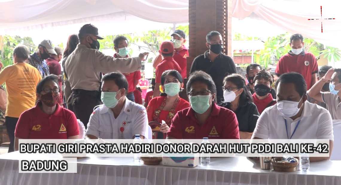Rajutan Kasih Kepada Sesama, PDDI Bali Gelar Donor Darah Di Kuta Dihadiri Bupati Giri Prasta-kabarbalihits