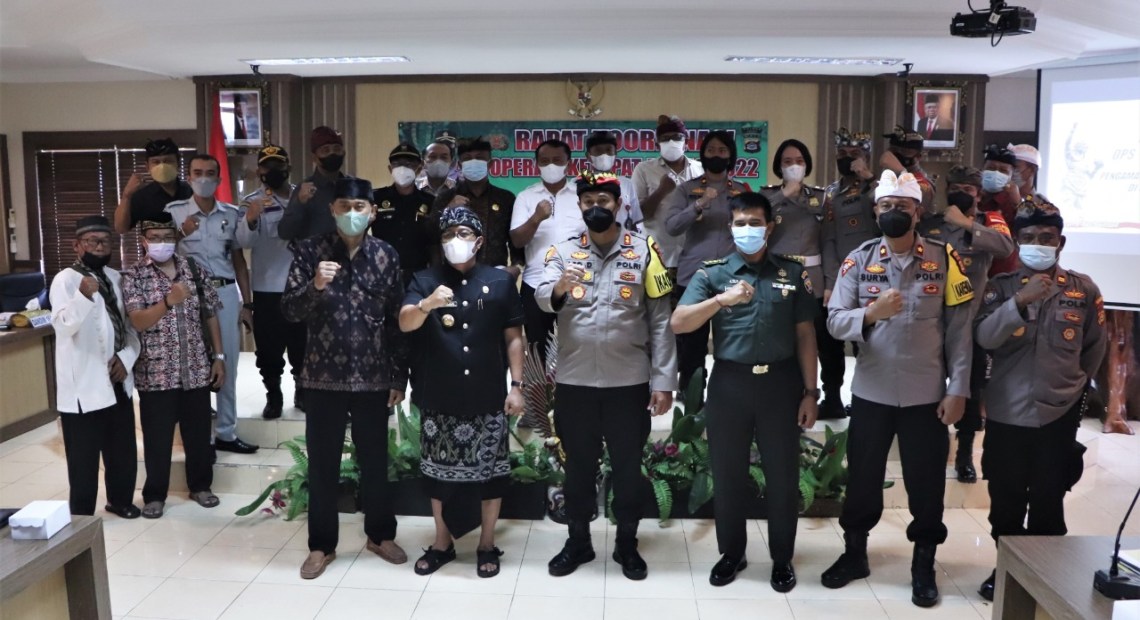 Bupati Giri Prasta Hadiri Rakor Operasi Ketupat Agung Tahun 2022-kabarbalihits