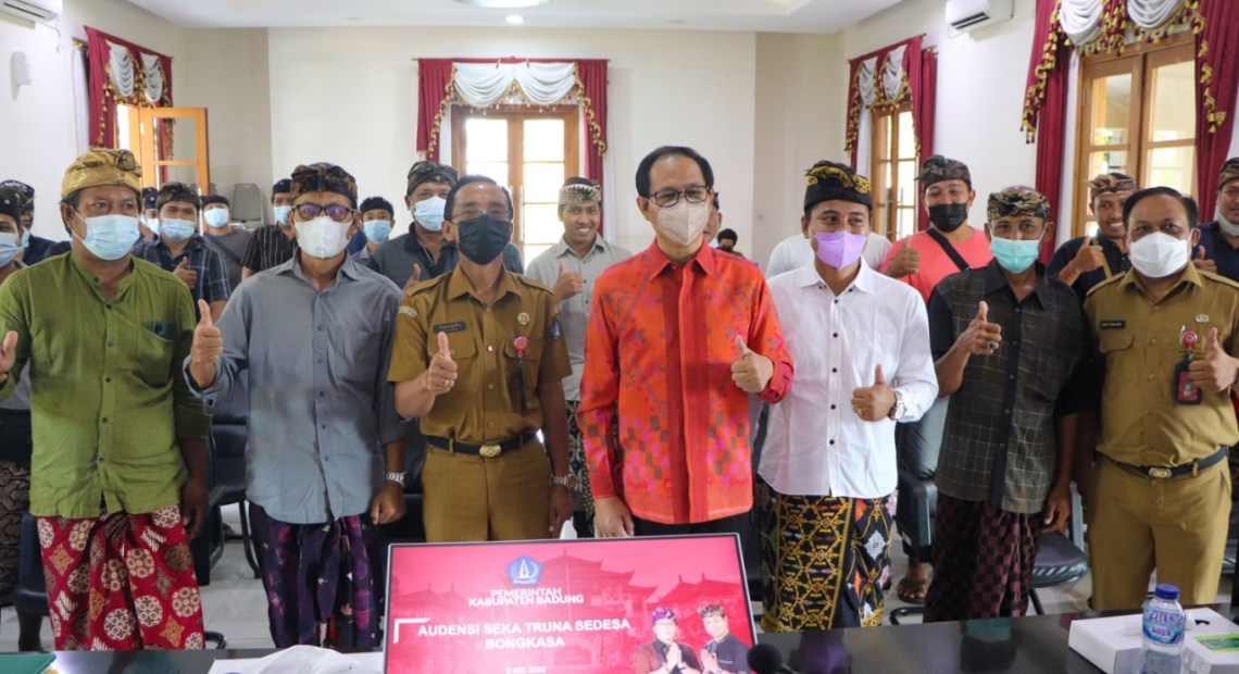 Wabup. Suiasa Terima Audiensi Perwakilan Sekaa Teruna Desa Bongkasa-kabarbalihits