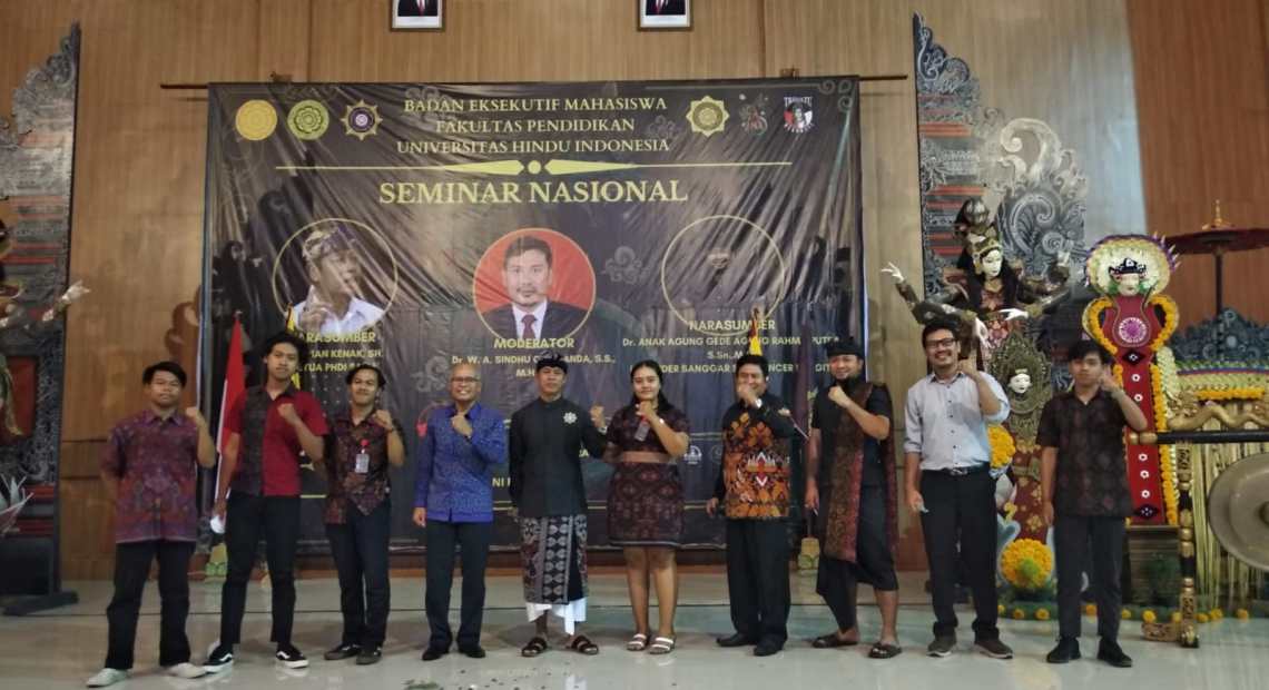 BEM Fakultas Pendidikan UNHI Gelar Seminar “Pendidikan Moderasi Beragama Melalui Seni dan Budaya”-kabarbalihits