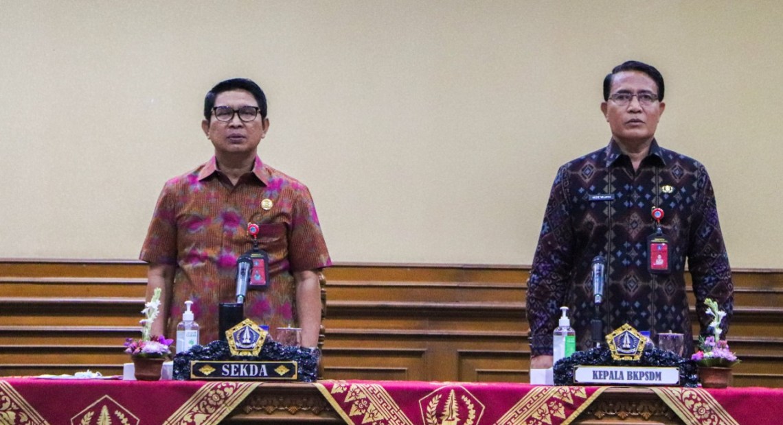 Sekda Badung Pimpin Rapat Koordinasi Kepegawaian Pemkab Badung Tahun 2022-kabarbalihits