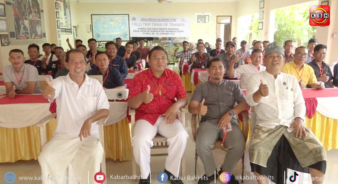 "Dewisnu" Berikan Pelatihan 20 Kepala Desa Kabupaten Kepulauan Anambas Pengembangan Desa Wisata-kabarbalihits