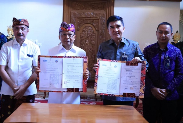 BRI dan Pemprov Bali Tandatangani Kesepakatan Bersama , Siapkan Online Banking System Retribusi Bagi Wisatawan Asing-kabarbalihits