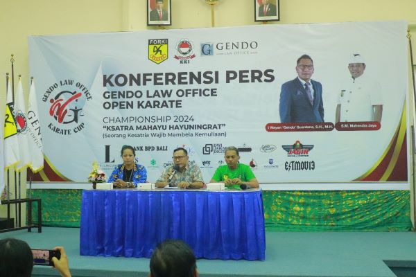 Ribuan Karateka Serbu Tanding di Gendo Law Office Open Karate Championship 2024-kabarbalihits