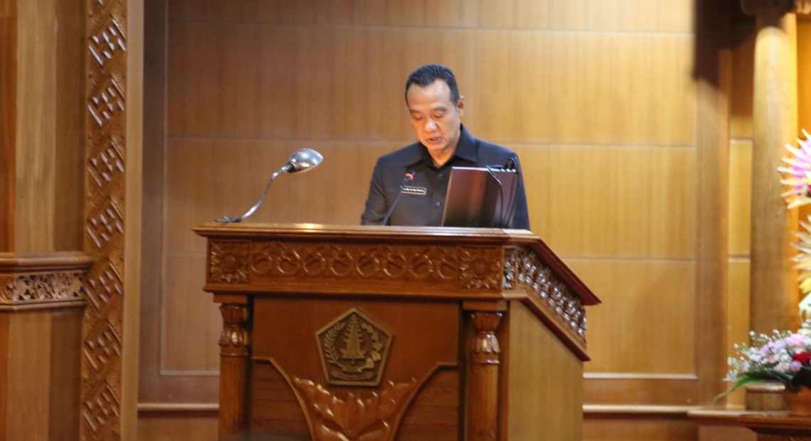 Rapat Paripurna, Fraksi Partai Golkar DPRD Badung Sam-paikan Empat Saran-kabarbalihits