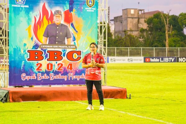 Penutupan Turnamen Sepak Bola Bupati Badung Cup 2024, Bupati Giri Prasta Serukan Semangat Sportivitas-kabarbalihits