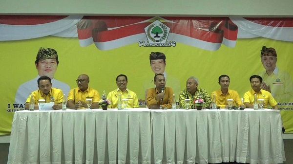 DPD Partai Golkar Kabupaten Badung, Sabtu (5/7) menggelar pendidikan politik (Dikpol) bersama para kader Golkar se Kabupaten Badung