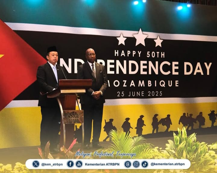 Menteri ATR/BPN Hadiri Peringatan 50 Tahun Kemerdekaan Mozambik, Dorong Penguatan Kerja Sama Bilateral-kabarbalihits