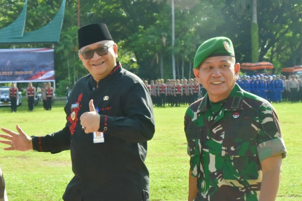 Gelar Pasukan Operasi Lilin 2024, Forkopimda Padang Jamin Nataru Aman