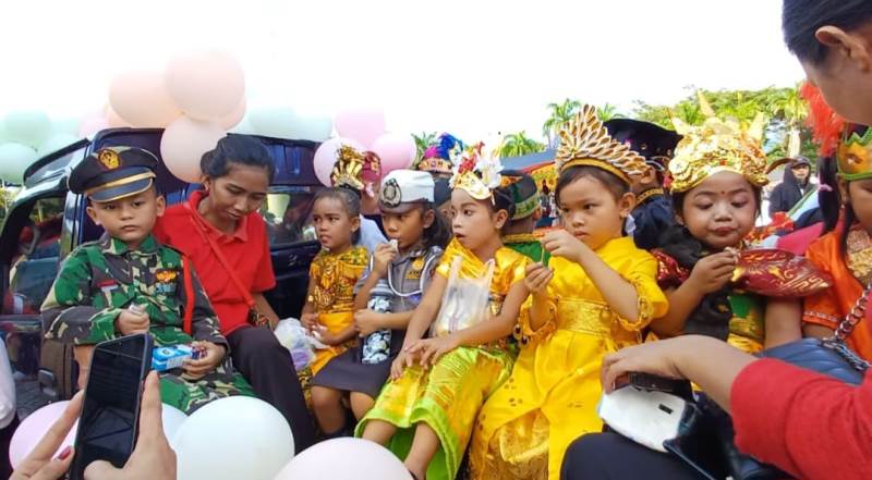 Kemeriahan Rangkaian Peringatan Hardiknas Disdikbud Parigi Moutong