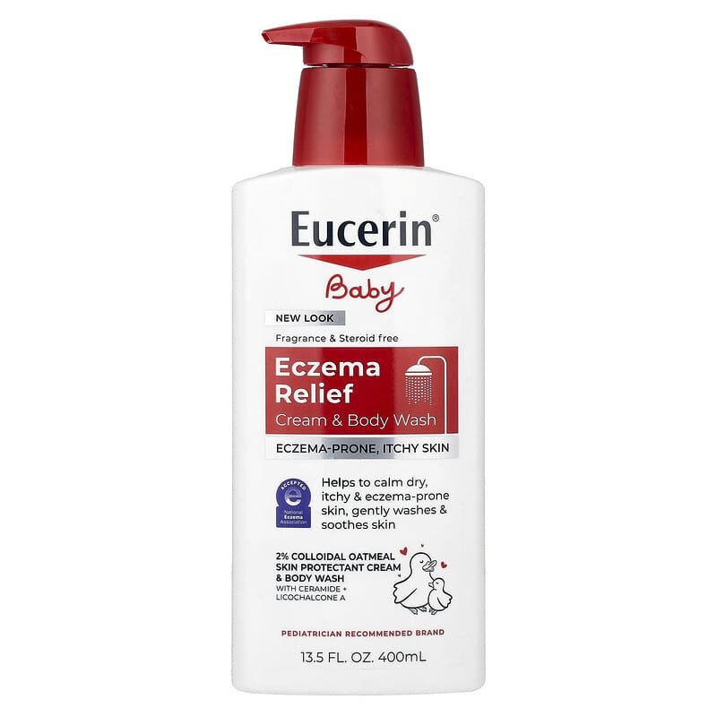 Eucerin Baby Eczema Relief Cream & Body Wash 400ml