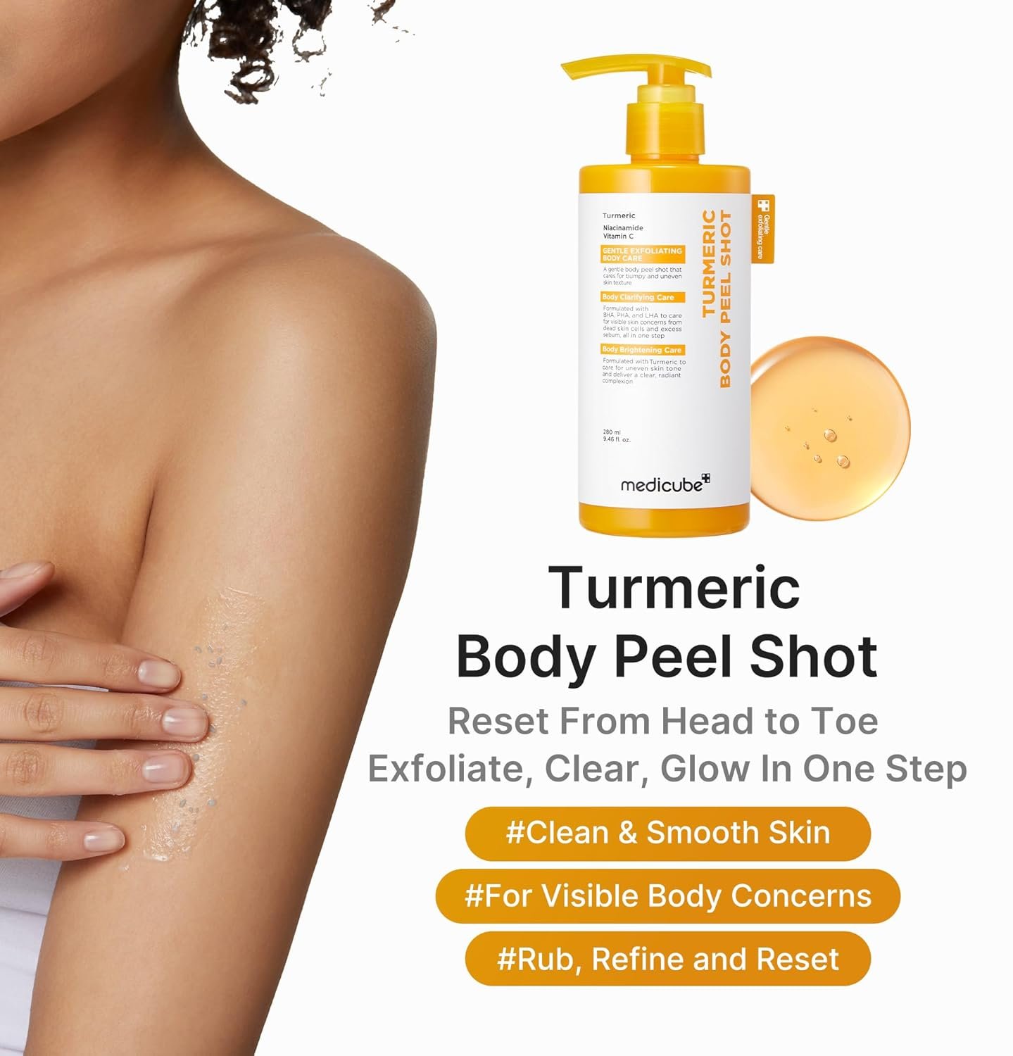 Medicube Kojic Acid Tumeric Body Peel Shot 280ml