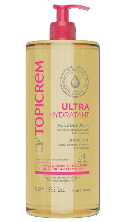 Topicrem Ultra Hydrant Shower Oil 1000ml