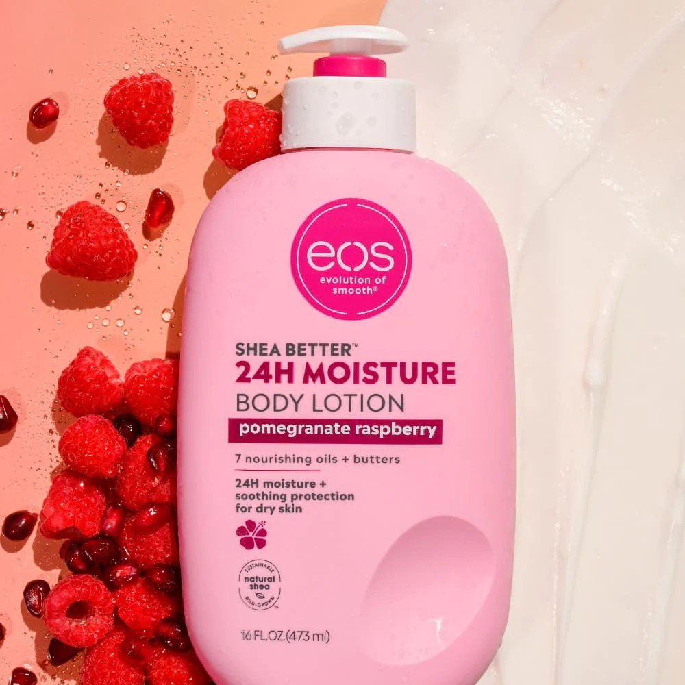 EOS Shea Better 24H Moisture Body Lotion (Pomegranate Raspberry) 473ml