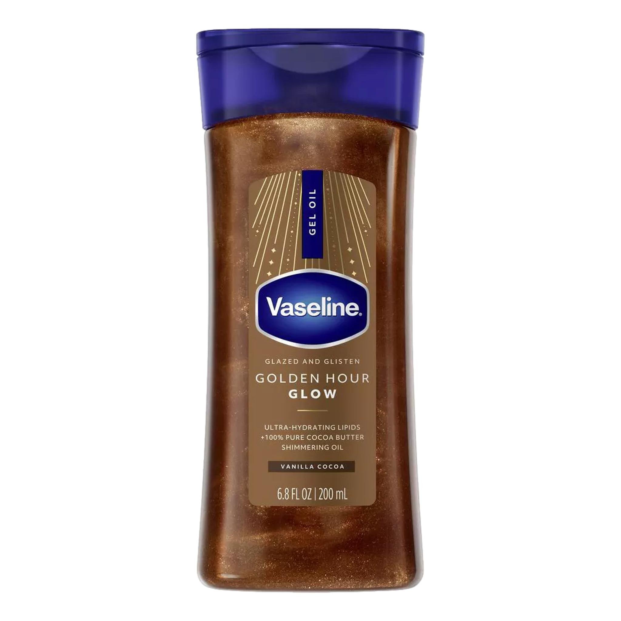 Vaseline Glazed And Glisten Golden Hour Glow Shimmering Oil