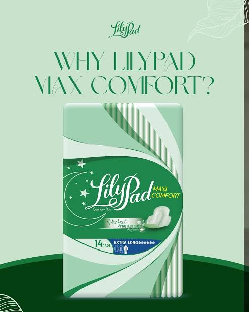 Lilypad Sanitary Pad (14 Pads, Extra Long)