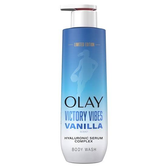 Olay Victory Vibes Vanilla Scent Hyaluronic Serum Complex Body Wash 591ml