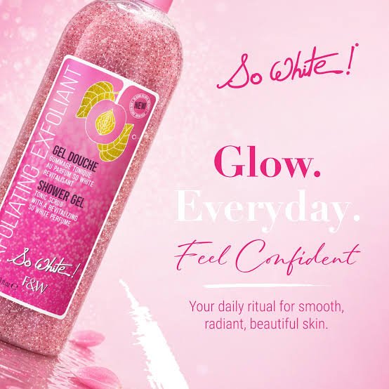 Fair & White So White Exfoliating Tonic Scrub Shower Gel