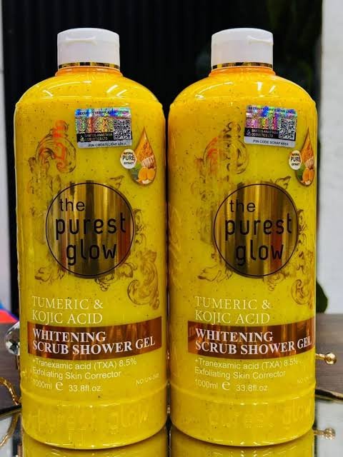 The Purest Glow Tumeric & Kojic Acid Whitening Scrub Shower Gel 1000ml