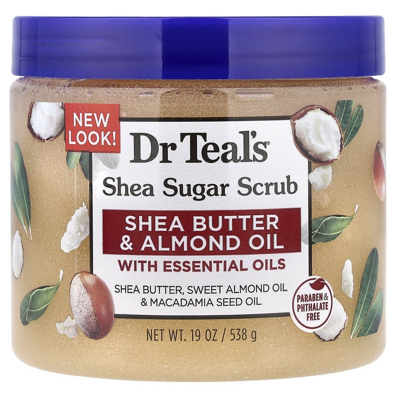 Dr. Teal's Shea Sugar Scrub (Shea Butter & Almond Oil) 538g