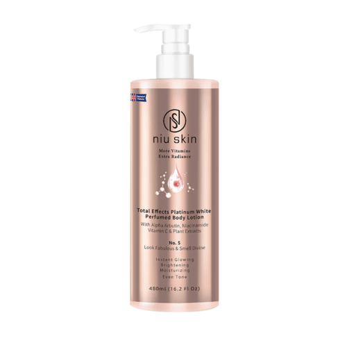 Niu Skin Total Effects Platinum White Perfumed Body Lotion (No. 5) 480ml