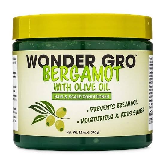 Wonder Gro Bergamot With Olive Oil Hair & Scalp Conditioner 340g