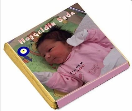 Özel Günler  İçin  Bebek Sepeti ve Bebek Çikolatası Fikirleri