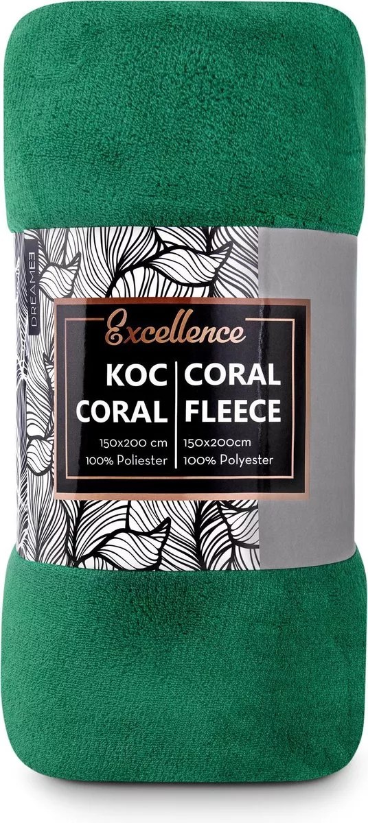 Panda met fleece-deken groen - Afbeelding 4