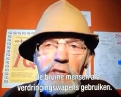Günther Niessen in een uitzending van zendtijd voor politieke partijen