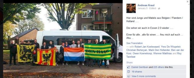 Screenshot Foto Dutch Hooligans gegen Salafisten Aktivisten Köln, 26 oktober 2014