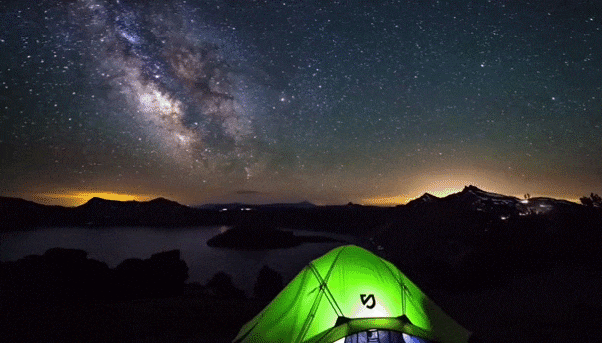 stars rotating overhead camping timelapse http://i.imgur.com/SLf5dW1.gifv