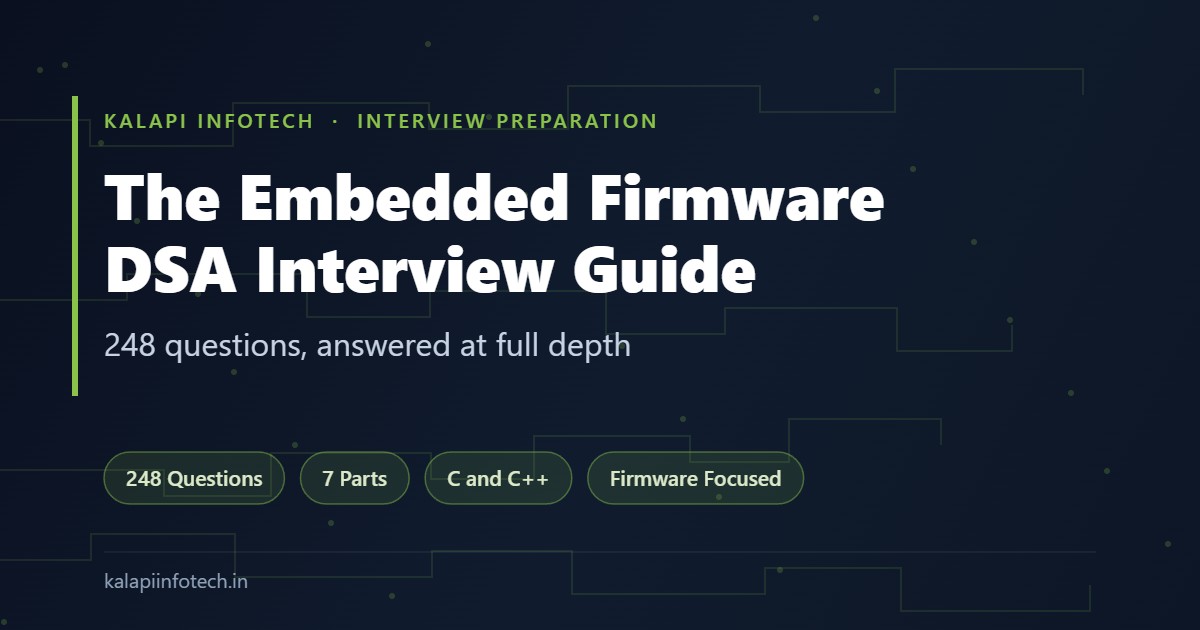 The Embedded Firmware DSA Interview Guide: 248 Questions and Answers