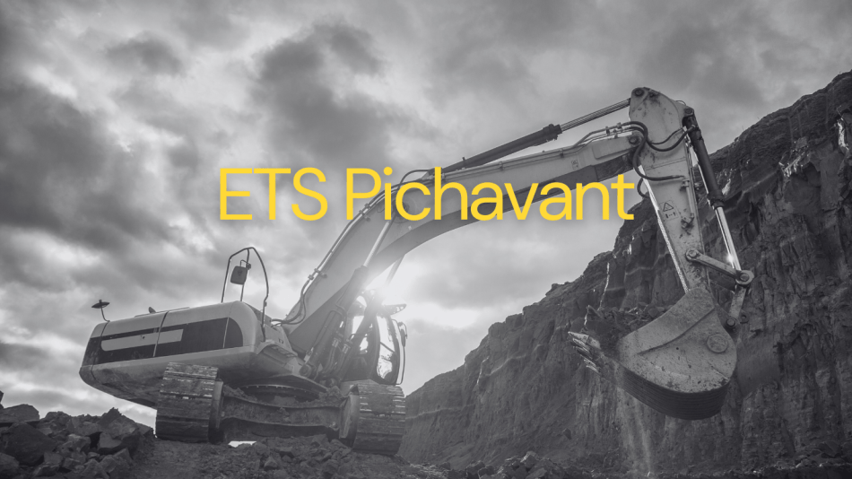 Site internet d'ETS Pichavant, terrassement