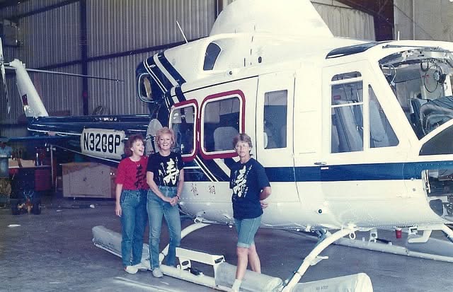 Mom & Co-Workers & Helicopter
