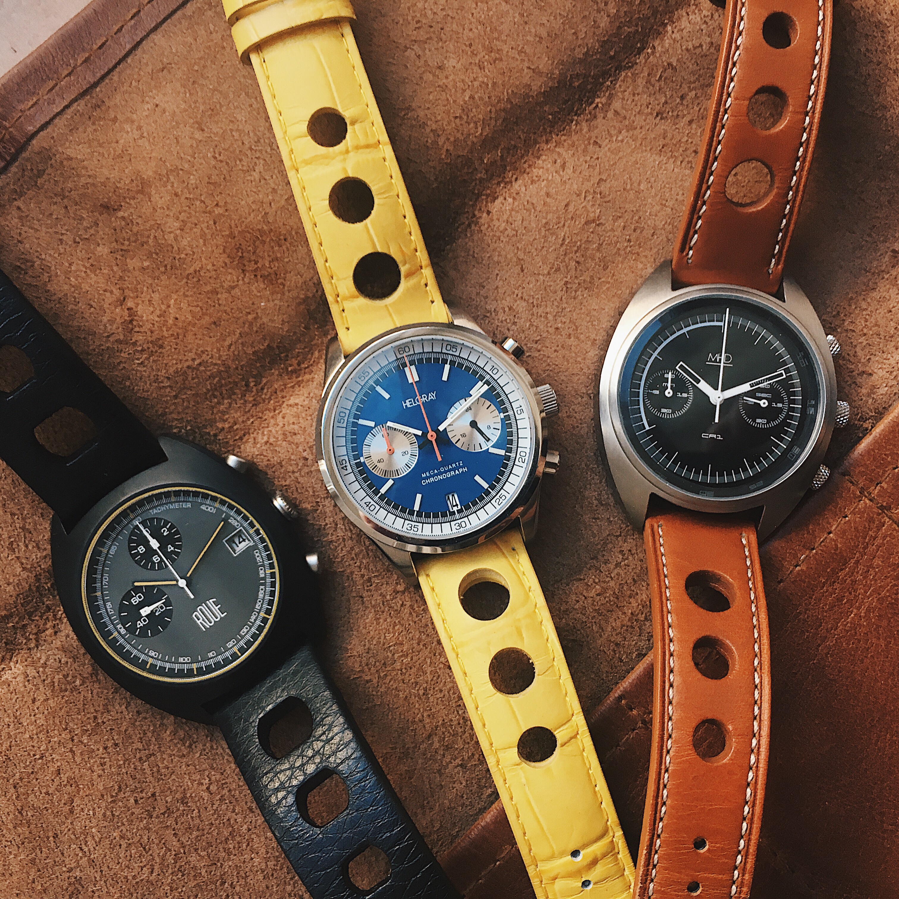 3 very cool automotive inspired quartz chronographs to get