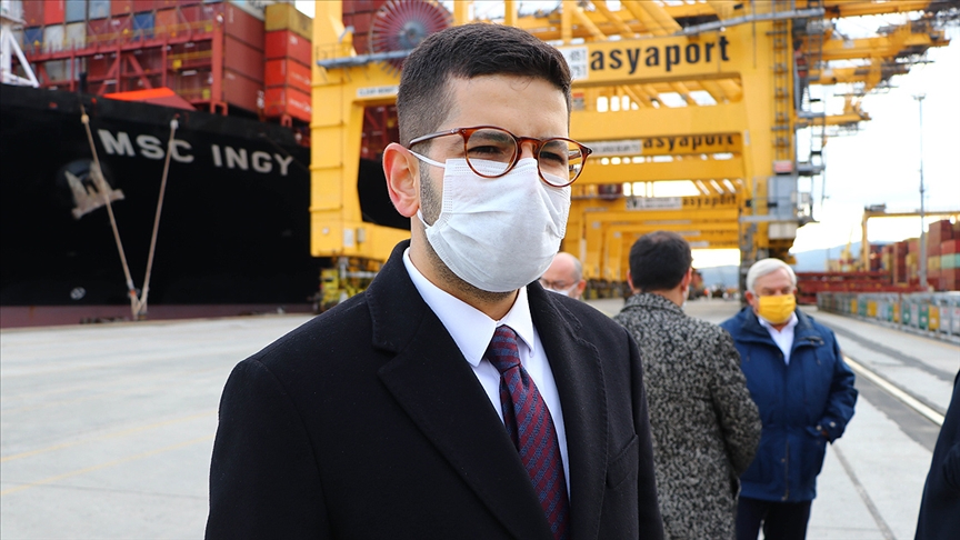 Cumhurbaşkanlığı Yatırım Ofisi Başkanı Dağlıoğlu Tekirdağ’daki Asyaport Limanı’nda incelemelerde bulundu