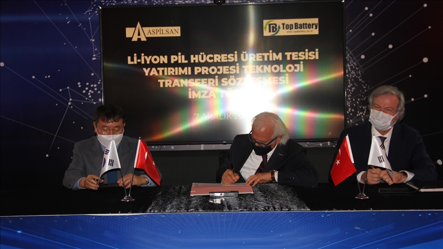 ASPİLSAN ile Top Battery, Li-iyon Pil Hücresi Üretim Tesisi’ne yönelik teknoloji transferi sözleşmesi imzaladı