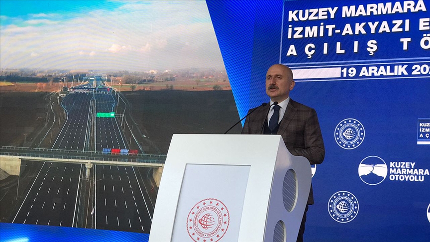 Bakan Karaismailoğlu: Kuzey Marmara Otoyolu tüm Avrasya Bölgesi’nin ulaşımı ve ticaretinde hayati bir rol oynayacak