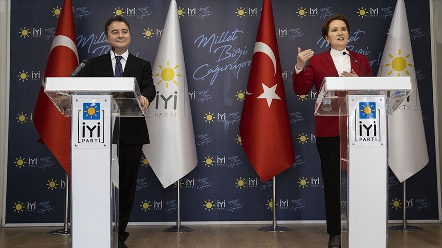 İYİ Parti Genel Başkanı Akşener ile DEVA Partisi Genel Başkanı Babacan görüştü
