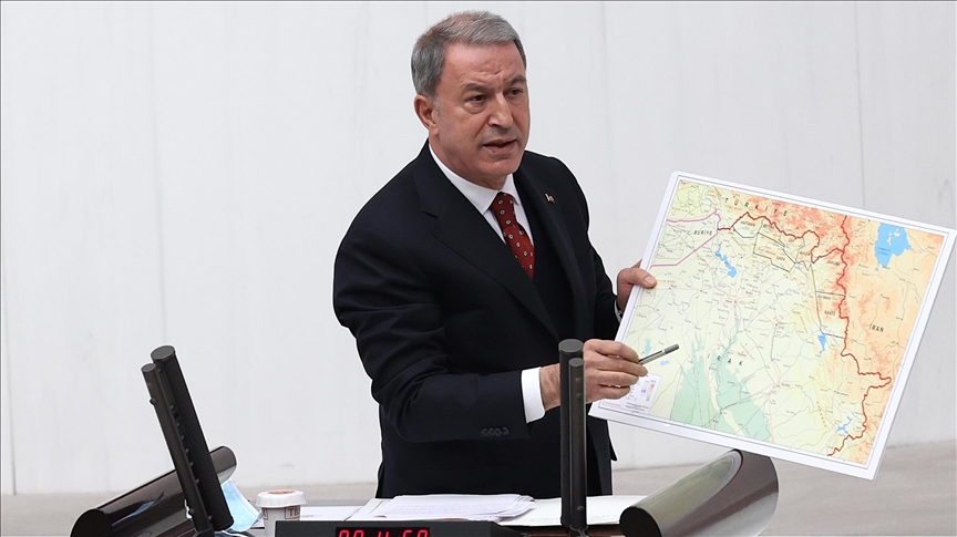 Bakan Akar: Pençe Kartal-2 operasyonları artan bir şiddet ve tempoda aralıksız devam ediyor