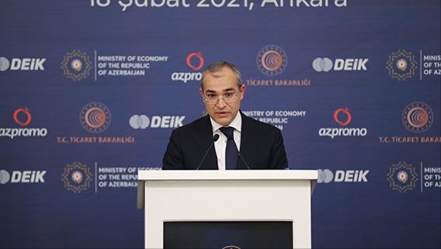 Azerbaycan Ekonomi Bakanı Cabbarov: Türk iş adamlarını, büyük şirketleri iş birliğine davet ediyorum