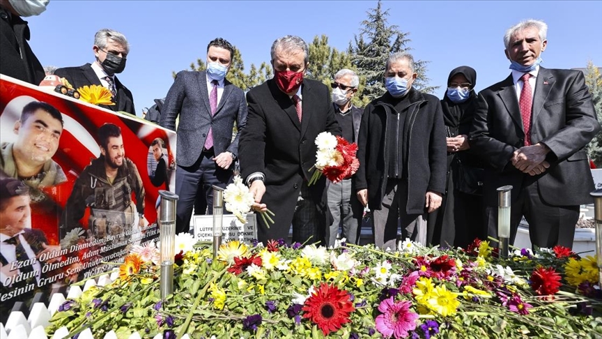 BBP Genel Başkanı Destici, şehit Astsubay Mehmet Uygun’un mevlit programına katıldı